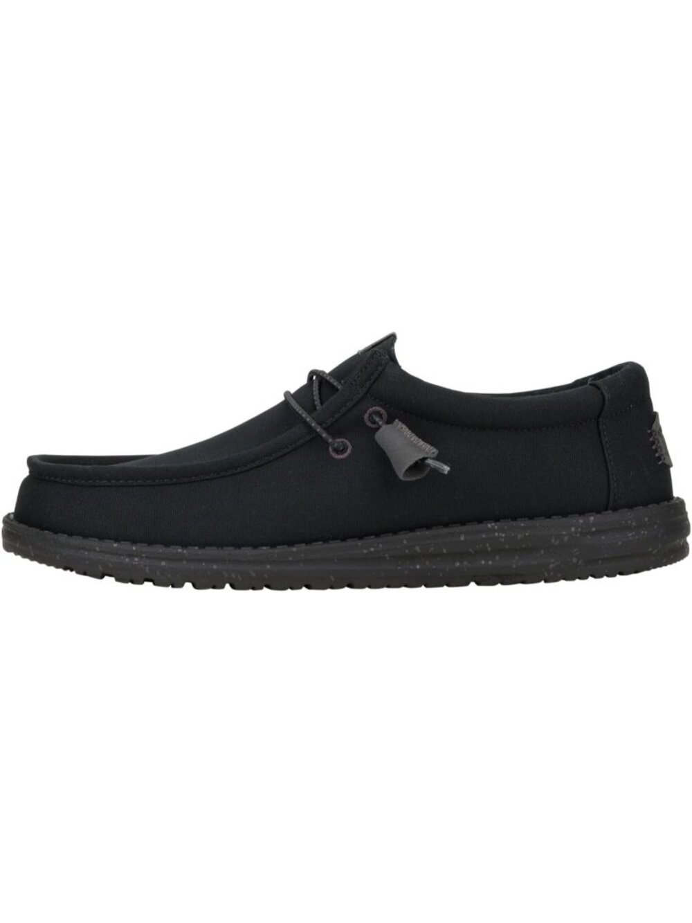 Heydude Men's Black Clay Round Toe Breathable Flexible Casual Slip On Loafers